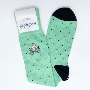 Soxfords Choco Chip Mints Knee High Dress Socks
